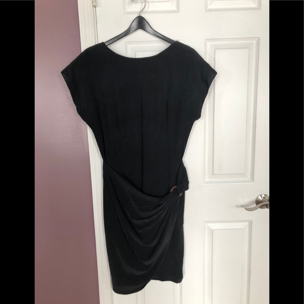 Lauren Alexandra wood side loop statement dress